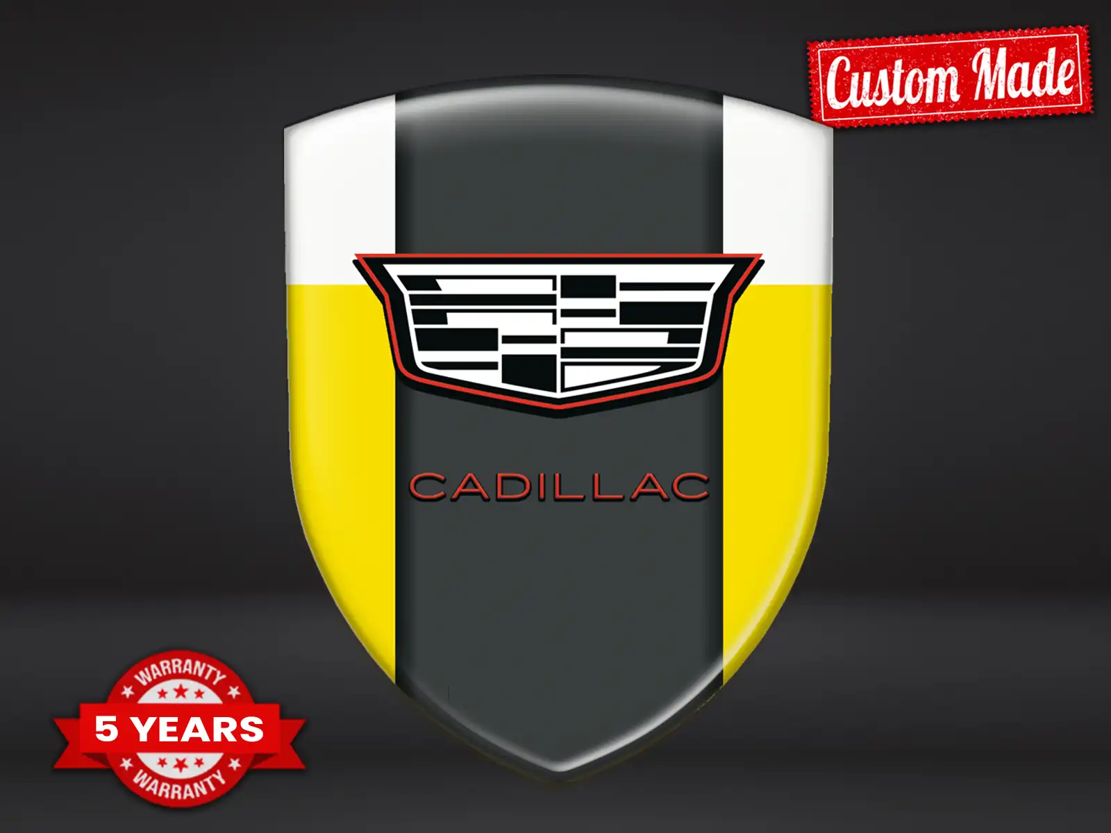 Cadillac Pegatinas Relieve Máximo Resistente Rendimiento ST